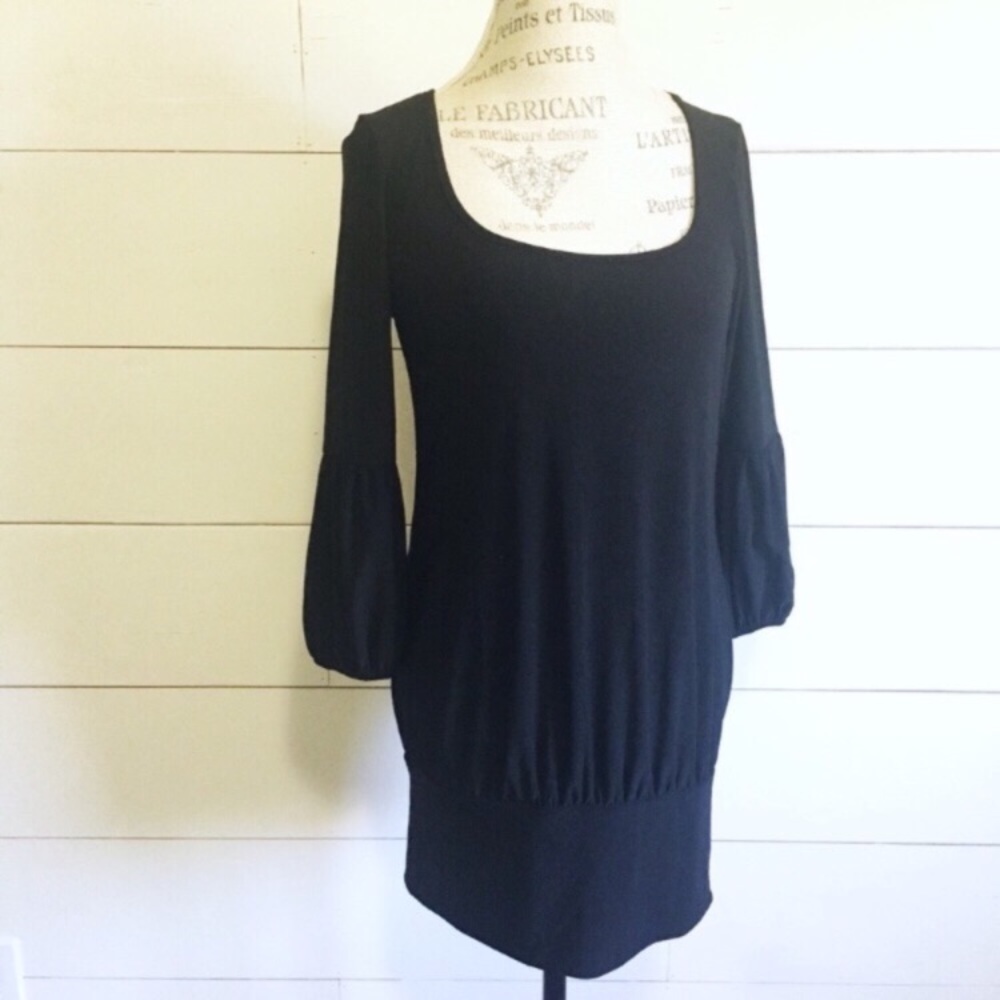 NWOT black bubble dress